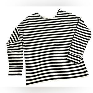 Jones of New York Women’s Striped Sweater Black/ White Size Medium‎